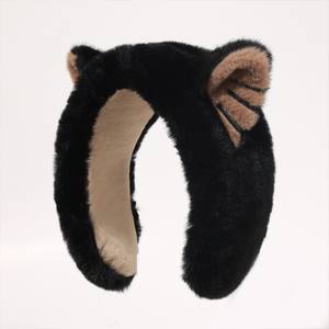 Cache-oreilles en polaire mignons à oreilles d'ours de dessin animé, anti-froid pour l'automne et l'hiver, avec pinces à cheveux et couvre-oreilles duveteux - Product Image 3