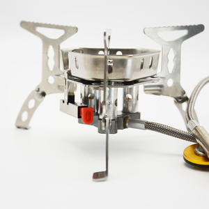 Réchaud de camping portable multi-brûleurs pliable, flamme réglable, en acier inoxydable, pour essence, kérosène et autres combustibles liquides - Product Image 2