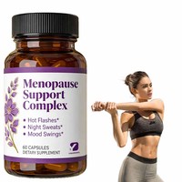 Capsules d'extrait de cohosh noir pour les bouffées de chaleur ménopauseuses, restaure la vitalité, aide à maintenir une température corporelle normale, reconstitue les réserves.