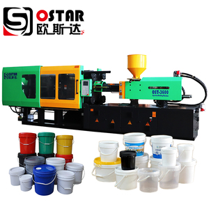 plastic 15L 20L liter paint bucket lid cover Servo motor injection moulding molding making machine price