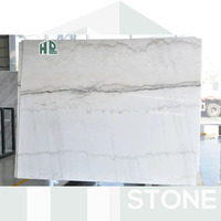 HDSTONE Günstiger Preis Natürlicher Guangxi Weißer Carrara Calacatta Weißer Marmor Teppichplatten Fliesen und Marmorböden