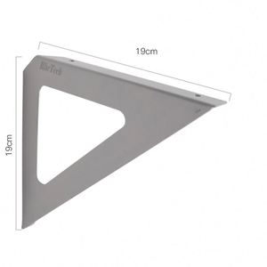 Support mural pliable en métal robuste WEKIS avec structure triangulaire, capacité de 75 lb, 19x19 cm - Product Image 5