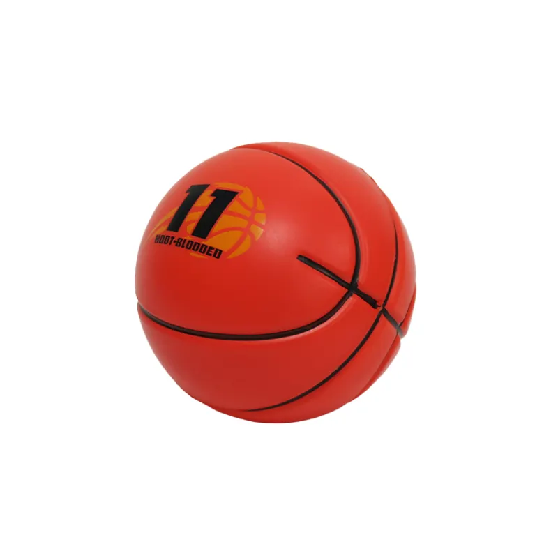 Wholesale Customized Logo PU Rubber Bouncing Basketball High Bouncy Jumping Balls Toy Stress Ball Squeeze Toys