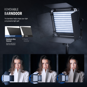 <span class=keywords><strong>NEEWER</strong></span> Kit d'éclairage vidéo LED bicolore réglable 660 LED (lot de <span class=keywords><strong>2</strong></span>) avec support pour diffusion en direct et YouTube - Product Image 3
