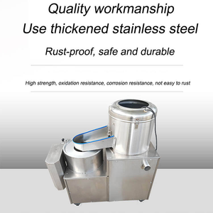 Máquina de Línea de Producción de Papas Fritas, <span class=keywords><strong>Lavadora</strong></span>, Peladora y Cortadora Automática de Papas con 3 Cuchillas de Acero Inoxidable, Equipo de Cocina Comercial - Product Image 3