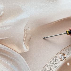 Autocollants muraux 3D en faux marbre SXP PET 1200*2400mm, autocollants muraux en faux marbre imperméables et résistants aux rayures pour le salon - Product Image 4