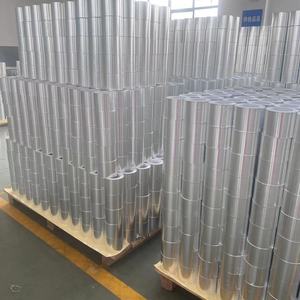 Chất lượng cao nhôm lá mỏng Băng Jumbo cuộn phản xạ bức xạ thấp AL + PET chống ăn mòn lớp phủ nhôm lá mỏng Băng - Product Image 4