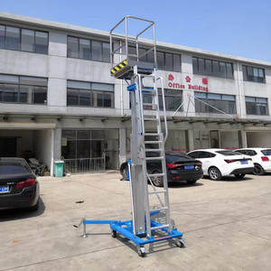 Plataforma de <span class=keywords><strong>escalada</strong></span> con manivela, elevador específico de almacén, vehículo de operación, escalera de plataforma de <span class=keywords><strong>escalada</strong></span> manual - Product Image 1