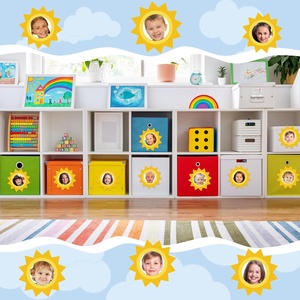 Decorazioni Estive per Bacheca: Ritagli di Carta a Tema Sole e Maschere di Luce Solare con 100 Punti di Colla per Lavoretti Fai-da-te - Product Image 6