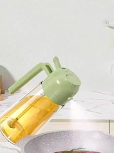 Zunck Dispenser di Olio Multifunzione in Vetro da 16oz, Antigoccia e Antiumidità, per Cucina e Friggitrice ad Aria, <span class=keywords><strong>Spray</strong></span> per Olio 2 in 1 - Product Image 2