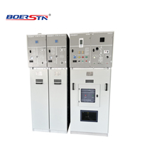 Armoire de commutation BRM6 12kV 630A, unité principale annulaire isolée au gaz SF6 (RMU) IP3X, armoire de distribution électrique intérieure, tableau de commutation