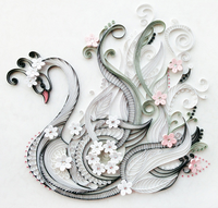 Bandes de papier pour quilling aux couleurs vives, assortiment pré-découpé, marque OEM, fabriqué en Chine, JIA, artisanat en papier 3D, fournitures de bureau et scolaires