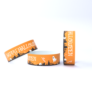 Pulseras Promocionales de Papel Impresas Desechables Personalizadas, Resistentes al Agua, para un Solo Uso en Fiestas y Eventos de Parques de Diversiones - Product Image 4