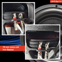 Subwoofer de voiture 12 pouces 28 Hz, haut-parleur de compétition, 1200 W RMS, 2400 W de crête SPL, subwoofer de voiture robuste