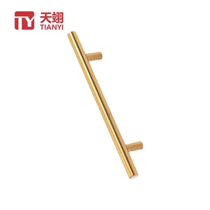 Manija de Puerta en Forma de T de Aleación de Aluminio Personalizada, Moderna, Duradera, de Alta Gama, Fácil Instalación, para Baño, Cómoda, Cajón, Dormitorio, Cocina - Product Image 1