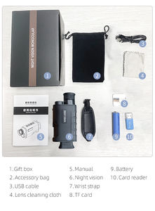 고품질 8배 줌 4K 비디오 핸드헬드 야간 투시경 300m 적외선 디지털 야간 투시 쌍안경 사냥 야외 활동용 - Product Image 6