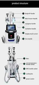 เครื่องแช่แข็งไขมันด้วยความเย็นแบบใหม่ พร้อมหัวจับ 5 หัว สำหรับการสลายไขมันและกระชับสัดส่วนด้วยความเย็น - Product Image 6