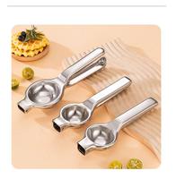 Draagbare Roestvrijstalen Citroenpers Handmatige Juicer Keuken Gadget Voor Fruit Metalen Materiaal Keukengerei