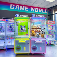 Machine à griffes commerciale pour jouets en peluche, à monnayeur, pour un joueur, avec système de langage personnalisé et logo, pour enfants et adultes