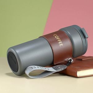 Custom 16Oz Double Wall Vacuum Stainless Steel Insulated Coffee Tumbler Mugs New Rope Vacuum Cup Hiking Tumbler - Product Image 3