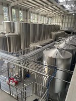 Cuve de Fermentation d'Alcool Sanitaire en Acier Inoxydable SUS304 Pressurisée 1500L 3000L, Récipient Sous Pression Contrôlé par PLC pour Microbrasserie