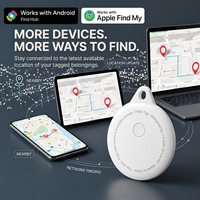Traceur GPS intelligent étanche IP67 anti-perte avec contrôle par application pour clés, portefeuille, bagages, animaux de compagnie et véhicules