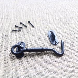 ตัวล็อคแบบตะขอเกี่ยว WEKIS ทำจากทองเหลือง สำหรับความปลอดภัยและความเป็นส่วนตัว ใช้งานง่าย พร้อมสกรู สำหรับประตูบานเลื่อนกลางแจ้ง รั้วไม้ และหน้าต่าง - Product Image 4