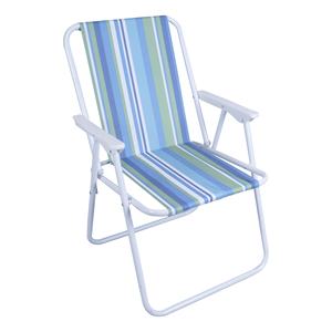 Silla de Playa Plegable Portátil de Apertura Rápida, Sillas de Playa Ligeras, Silla Plegable para Acampar al Aire Libre con Rayas - Product Image 6