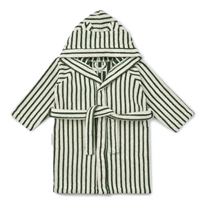 Albornoz de felpa para bebé, albornoz de algodón de diseño personalizado, albornoz de algodón a rayas para niños, albornoz al por mayor - Product Image 1