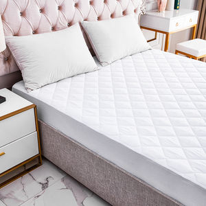 Housse de matelas matelassée douce et imperméable à l'eau, protège-matelas respirant tout enveloppé avec sac en PVC - Product Image 1