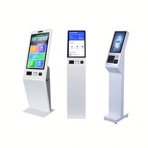 22 Inch Self-service Payment Machine Kiosk 21.5 Inch Totem <b>With</b> Capacitive Touch Screen and <b>Printer</b> and <b>Scanner</b> - Product Image 5