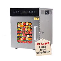 220V 110V Commerciële Gedroogde Fruitmachine 400W Groothandel Multifunctionele Duurzame Commerciële Voedseldrogermachine