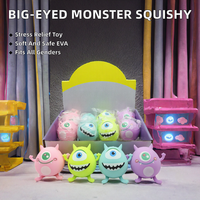Jouet Squishy Monstre aux Grands Yeux, Jouet Anti-Stress Nouveauté Cartoon pour Plus de 14 Ans, Unisexe KJKJ