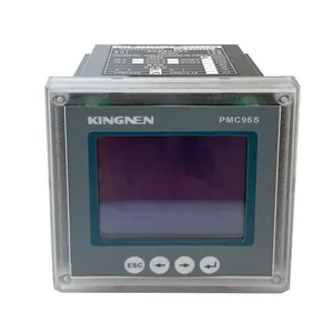 Medidor de energia elétrica inteligente trifásico com tela LCD multifuncional, medidor de energia com RS-485