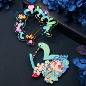 Fermagli per raccoglitori acrilici personalizzati trasparenti stampati <span class=keywords><strong>Anime</strong></span> dei cartoni animati creativi Juno come regalo promozionale - Product Image 5