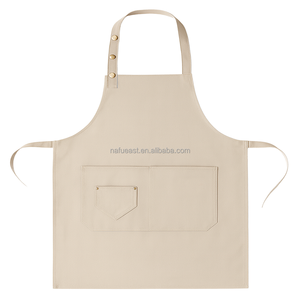 Custom Logo Available Kitchen Used Sleeveless Bib <b>Chef</b> <b>Apron</b> Durable Eco-Friendly Recyclable Quick Dry Washable Cotton <b>Apron</b> - Product Image 2