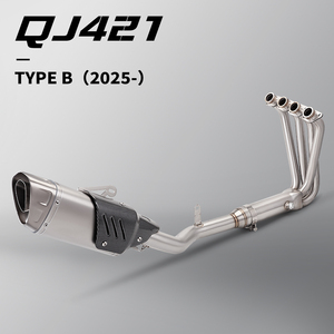 Sistemas <span class=keywords><strong>de</strong></span> <span class=keywords><strong>Escape</strong></span> para Motocicletas <span class=keywords><strong>de</strong></span> Alta Calidad para QJ421 QJ 421 2025, Silenciador Modificado <span class=keywords><strong>de</strong></span> 51 mm - Product Image 2