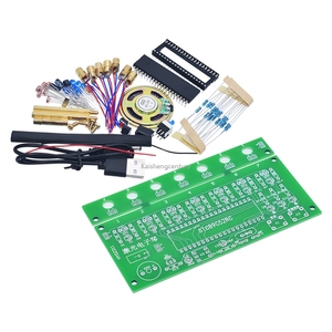 Kit DIY C51 MCU <span class=keywords><strong>Laser</strong></span> Harp String, Kit Clavier DIY, Pièces Électroniques, 7 Cordes, Kit DIY Électronique, Technologie, Piano, Boîte à Musique - Product Image 2