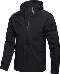 Chaqueta Impermeable Ligera para Hombre, Chaqueta de Lluvia con Capucha para Senderismo y Actividades al Aire Libre - Product Image 5