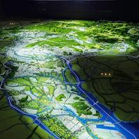 Modelos de Terreno a Escala 3D Personalizados en Plástico para Planificación Urbana y Viviendas, Modelos de Edificios Inmobiliarios con Diseño de Modelo 3D