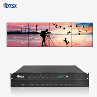 4 in 9 Out 3x3 Video Splicer FPGA Hardware Zero Latency Support Window 90/180/270 Rot IR RS232 LAN Control for Monitoring Room