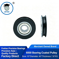 JDYZC 6000Z Bearing Plastik Single Groove Pulley Ringan Anti-Korosi V Belt Drive Pulley untuk Konveyor Otomasi