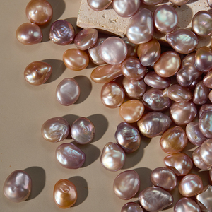 10-13mm 도매 천연 양식 담수 코인 진주 비즈 - Product Image 4