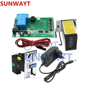 JY-15A điều khiển hẹn giờ Board với 616 đồng xu chấp nhận và 12V Power Adapter cho rửa máy bán hàng tự động - Product Image 1