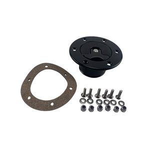 Tappo Serbatoio Carburante 80MM in Acciaio Inox/Alluminio Lavorato CNC, Nero/Argento, Servizi di Lavorazione Personalizzata - Product Image 2