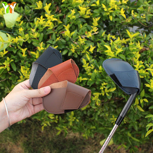 Fundas para palos de golf en stock, fundas para hierros, fundas de cuero para putters de golf, protectores de hierros de golf resistentes a arañazos y al desgaste - Product Image 1