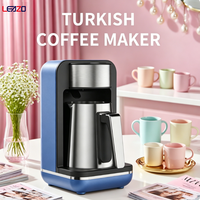 Nouvelle Machine à Café Expresso Électrique Mini en Acier Inoxydable 304 pour Usage Domestique, Fonction Programmable, Style Turc, Vente en Gros 2026