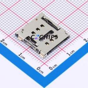 SNO-018 SIM Card Connector SMD Connector Plug-In Type Nano SIM Card Card Holder 1.44mm - Product Image 1