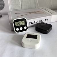 Timer Dapur Digital Mini Warna-warni dengan Magnet Kuat dan Lubang Gantung, Tombol Start Stop, Penghitung Mundur Elektronik, Penghitung Naik, Kubus Fokus Belajar