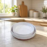 Ensemble de vaisselle en mélamine ODM&OEM, solide avec impression florale, bol avec couvercle, assiette en mélamine, plateau, cuillère